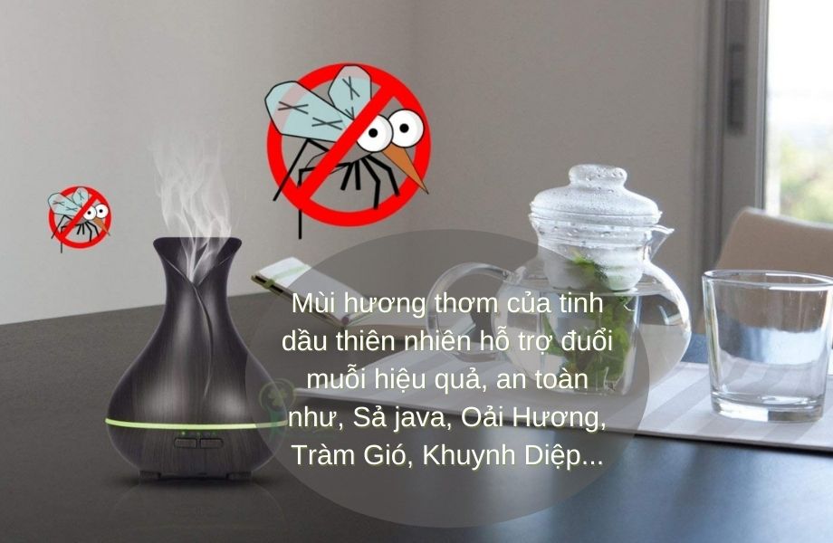 Tinh dầu giúp xua đuổi muỗi, bảo đảm sức khỏe cho gia đình