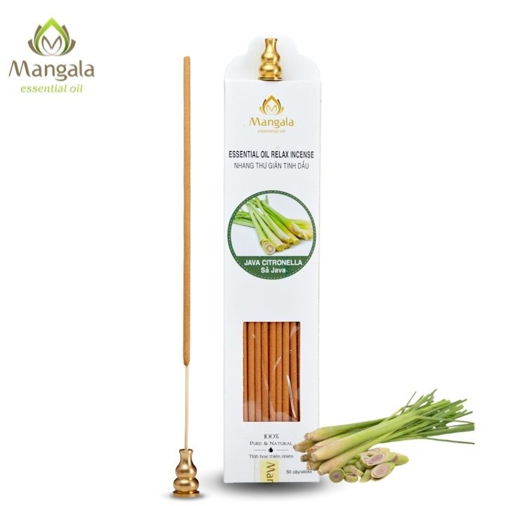 Nhang muỗi tinh dầu Sả thương hiệu Mangala