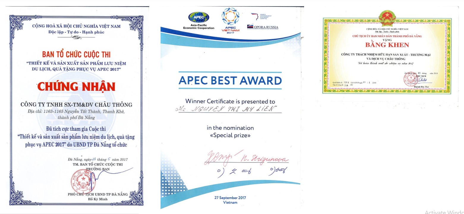 Bằng khen chứng chỉ