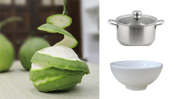 huong dan cach nau tinh dau buoi tai nha don gian